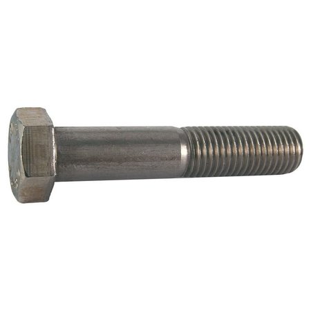 NEWPORT FASTENERS M6-1.00 Hex Head Cap Screw, Plain 316 Stainless Steel, 100 mm L, 100 PK 259927-100